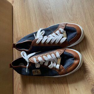 Guess Brown and navy Casual Sneakers